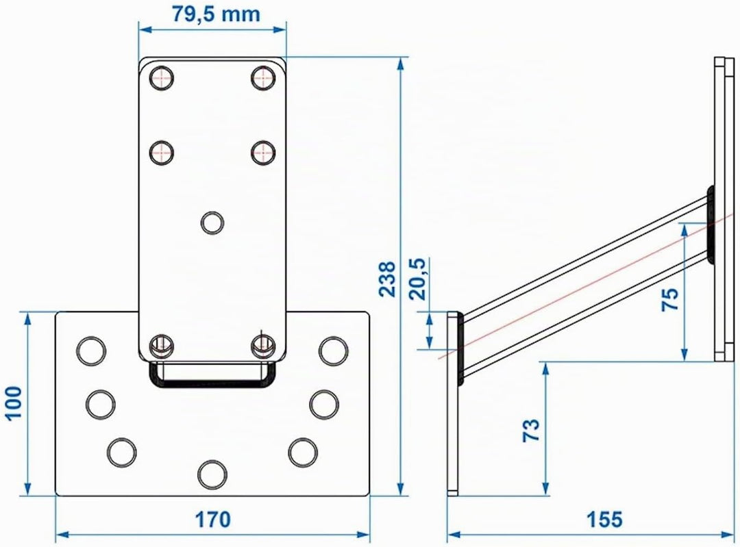 ProPlus Reserveradhalter Anhänger Ersatzradhalterung Ersatzrad Halter Deichsel bis 15 ?