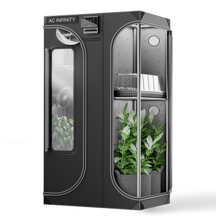 AC Infinity CLOUDLAB 632D 2-in-1 Advance Wachstumszelt, 91,4 x 61 x 182,9 cm, dickste 2,5 cm, Stange