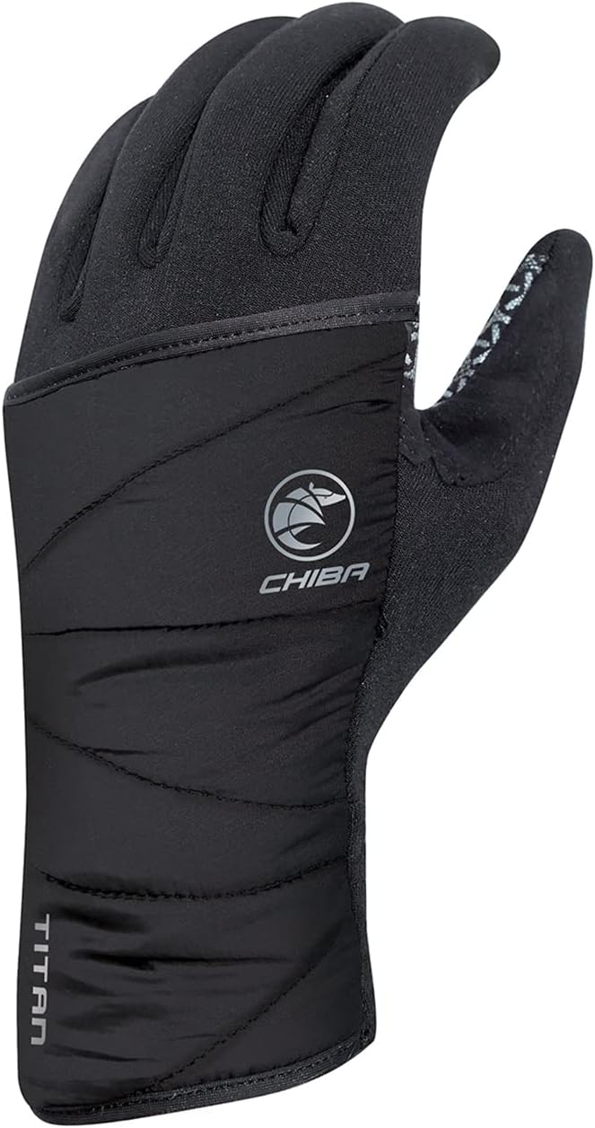 Chiba Polarfleece Titan Winter Fahrrad Handschuhe schwarz 2025 M (8), M (8)