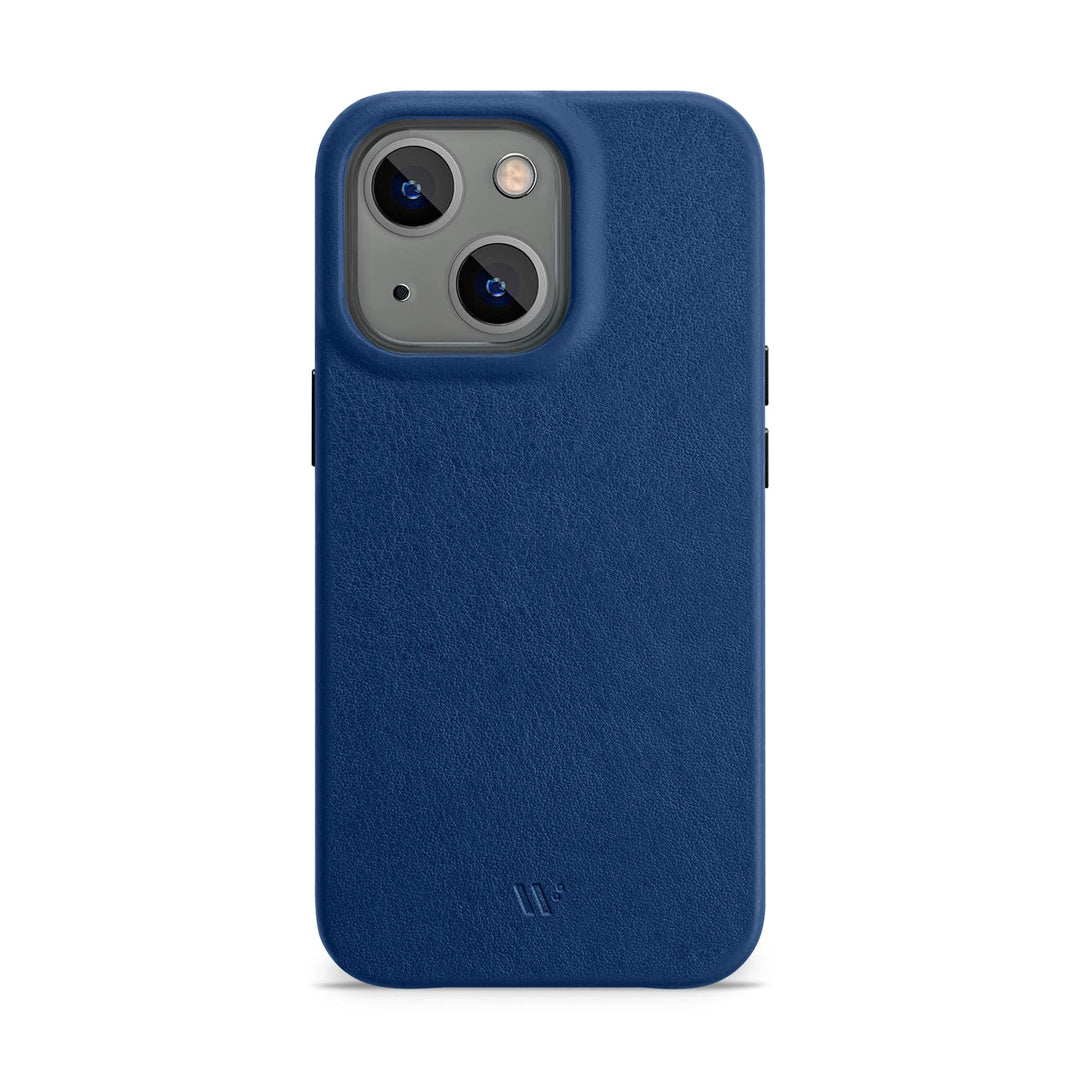 WIIUKA Hülle für iPhone 14 Plus, Leder aus Deutschland, Lederhülle extra Dünn, Premium Handyhülle, C