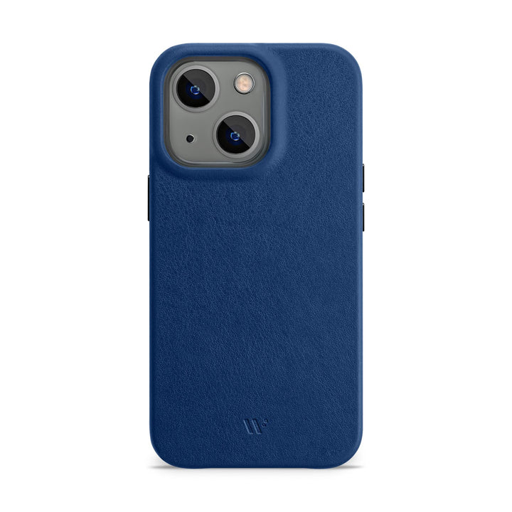 WIIUKA Hülle für iPhone 14 Plus, Leder aus Deutschland, Lederhülle extra Dünn, Premium Handyhülle, C