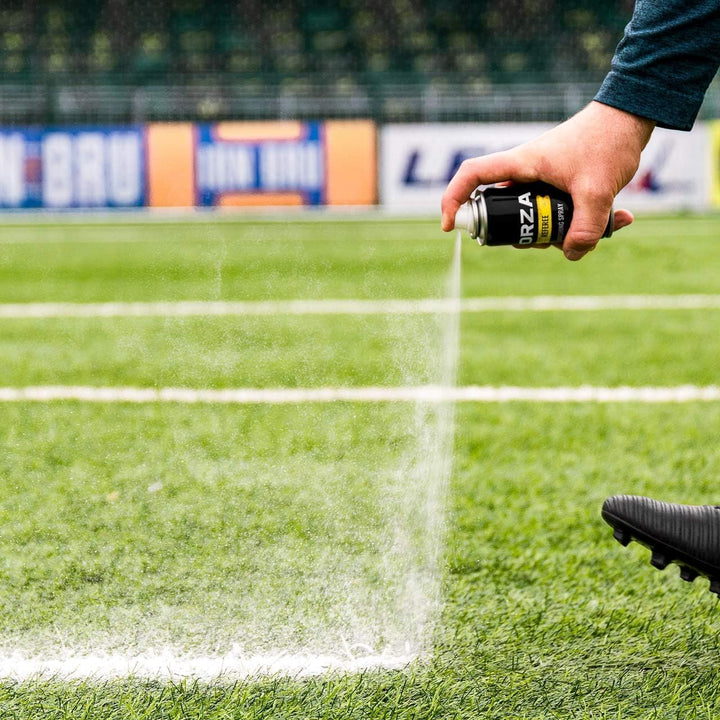 FORZA Fussball-Schiedsrichter-Verschwindungsspray – Nicht permanenter Schaumspray – Holster optional