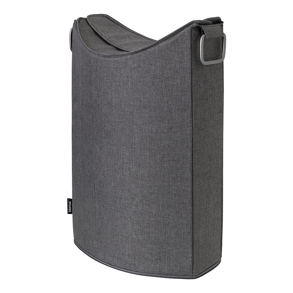 blomus -FRISCO LOUNGE- Wäschesammler, übereinander klappbarer Deckel, schlankes, zeitloses Design, 6