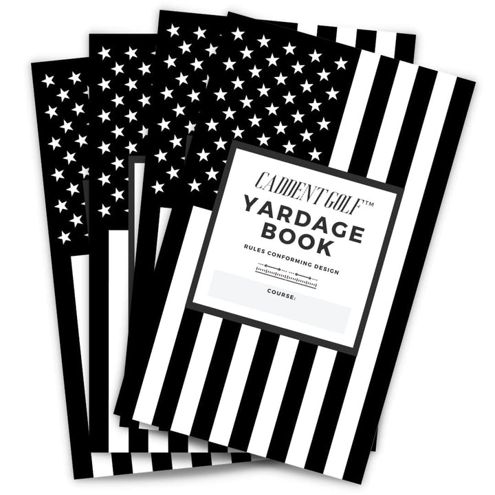 CADDENT Golf Yardage Book - Golf Journal & Log Book with Golf Club Yardage Chart - Golf Notebook Bac