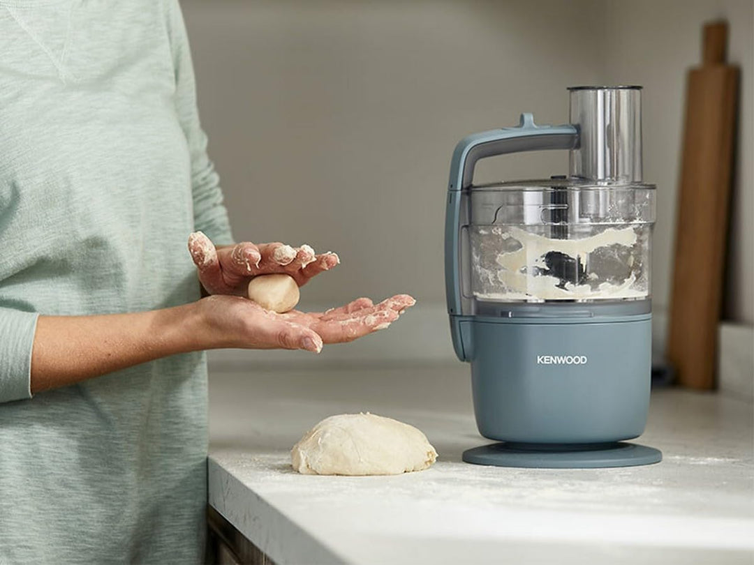 Kenwood MultiPro Go FDP22.000GY, Robot da Cucina che Trita, Affetta, Grattugia, Riduce in Purea e I