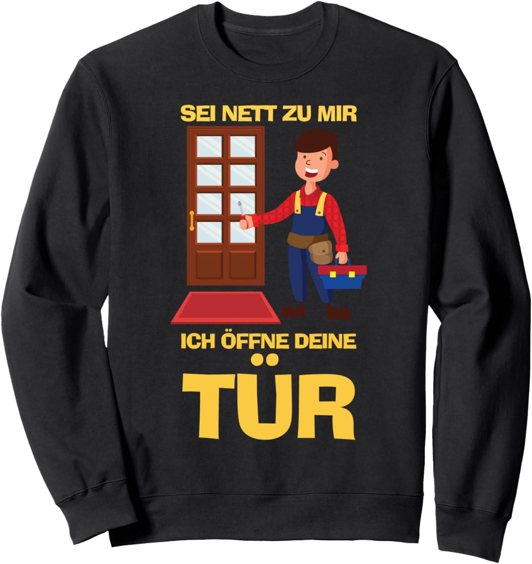 Schlüsseldienst Schlosser Schlüssel Schlüsselnotdienst Sweatshirt