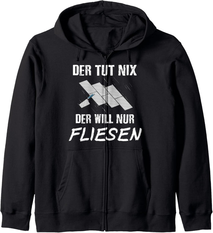 Fliesenleger Geschenke Handwerker Meister Geselle Geschenk Kapuzenjacke