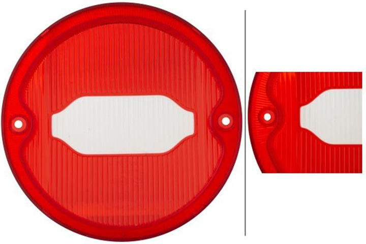 HELLA - Heckleuchte - Hybrid/LED - 24V - geschraubt - Lichtscheibenfarbe: rot/gelb - Kabel: 300mm -