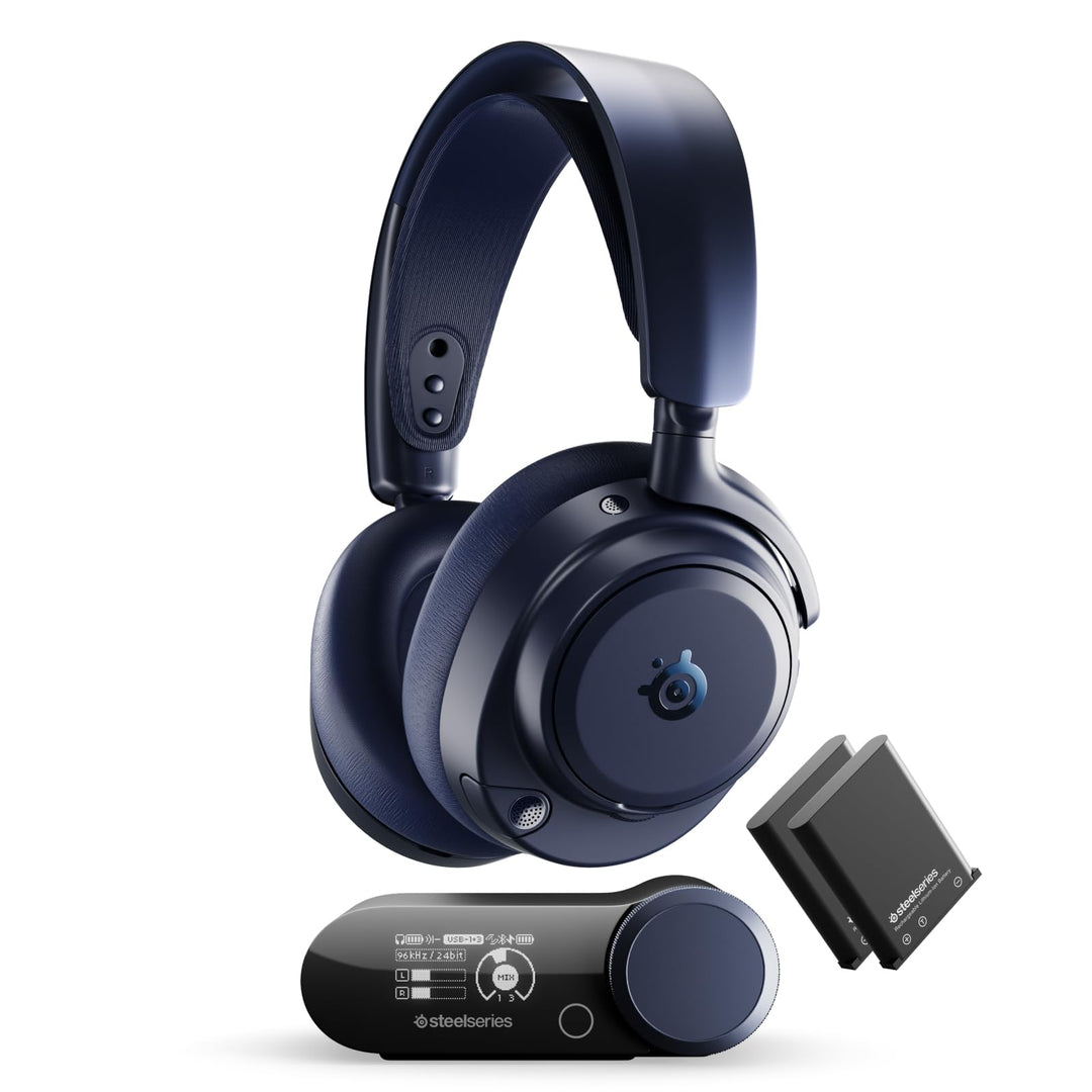 SteelSeries Arctis Nova Pro Omni – Hi‑Res-Wireless Gaming-Headset, 96 kHz/24 Bit, ANC, ClearCast Pro