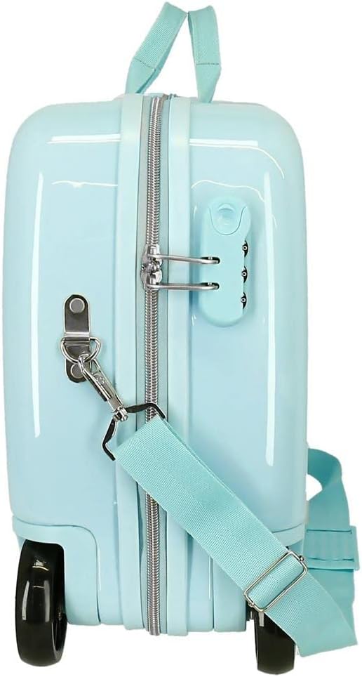 Disney Frozen Memories Kinderkoffer, Blau, 50 x 39 x 20 cm, Hartplastik, seitlicher Kombinationsvers