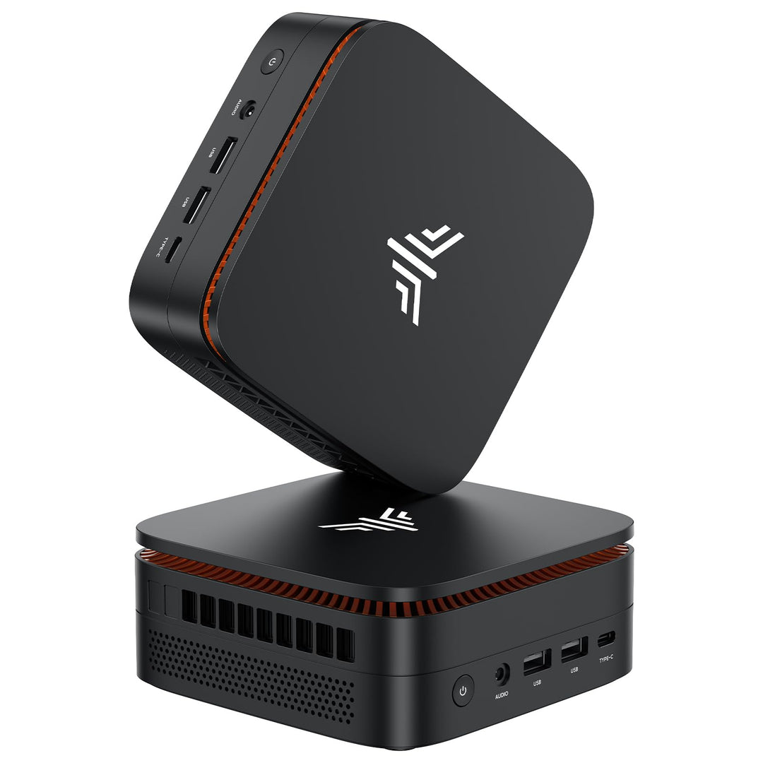 NiPoGi AK1PLUS Mini PC Ιntel Alder Lake Ν97(Bis zu 3,6GHz,4C/4T)16GB DDR4/1024GB M.2 SSD,Mini Comput