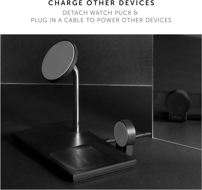 Native Union Snap 3-in-1 Magnetic Wireless Charger - Ladestation für iPhone 14/13 / 12 & Watch Ultra