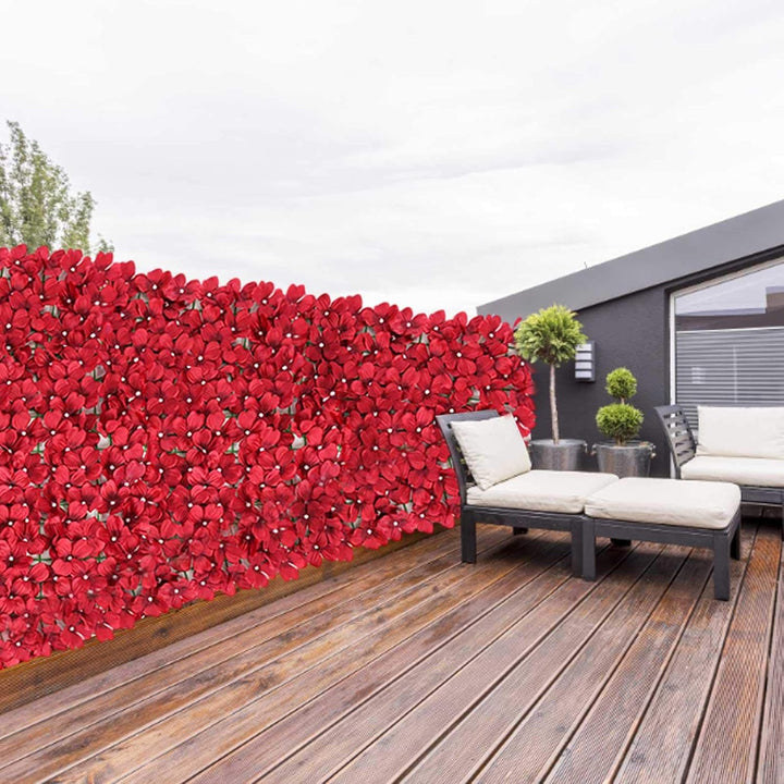 Dongzhi Künstliche Hecke, Garten Sichtschutz, Sichtschutzhecke für Terrasse Wanddekoration (100X50 c