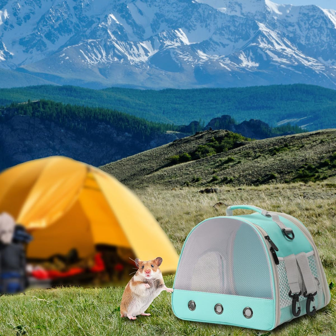 Meerschweinchen Träger Rucksack, klare Blase Fenster Rucksack für Meerschweinchen, Hase Ratte Vogel