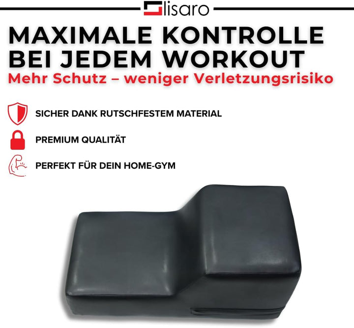 Lisaro Uppercut Schlagpolster mit Höcker 75 cm – Profi Muay Thai & MMA Trainingspad für Uppercuts, K