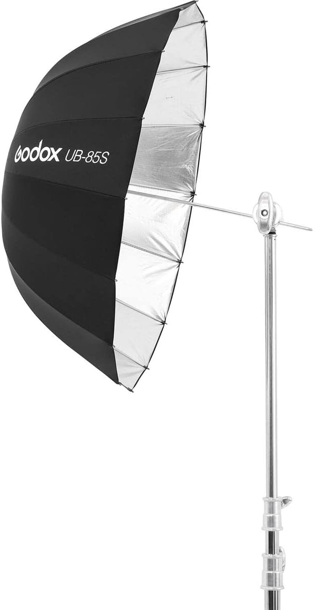 Godox 85cm Parabolic Umbrella Black&Silver