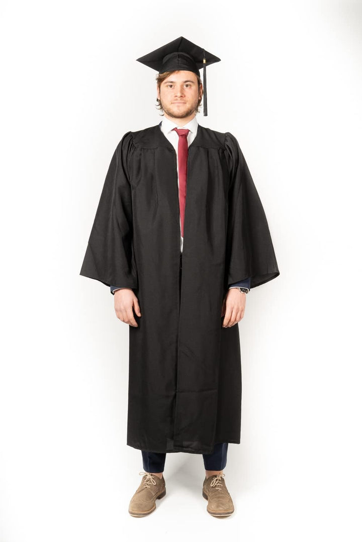 SKÉMATA Abschluss Robe Unisex Leichte Mikrofaser mit Graduierung Touch und Nappaleder XS, XS