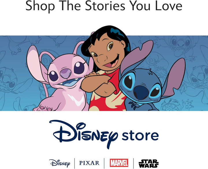 Disney Store Offizielles stehendes Kuscheltier Stitch, Lilo & Stitch, 22 cm, Kuscheltier für interga