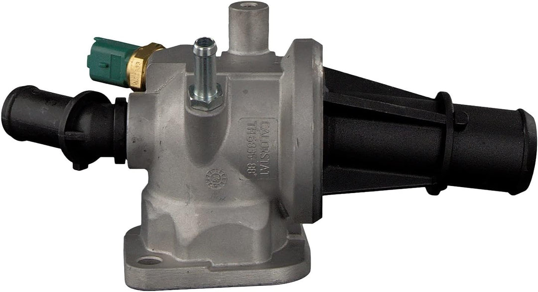 febi bilstein 32646 Thermostat mit Gehäuse, Dichtung und Temperaturschalter , 1 Stück