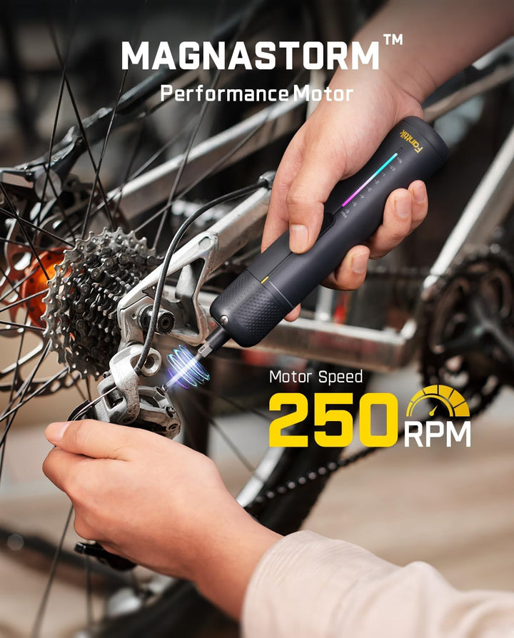 Fanttik S2 Pro 3,7V Elektroschrauber, Akku-Schrauberset, 7 Drehmoment (0,5 bis 6 Nm), 20 magnetische