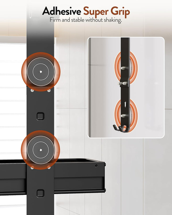 Orimade Duschablage zum Hänge Aluminium-Duschregal zum Hängen, Verstellbare Duschkorb ohne Bohren,2