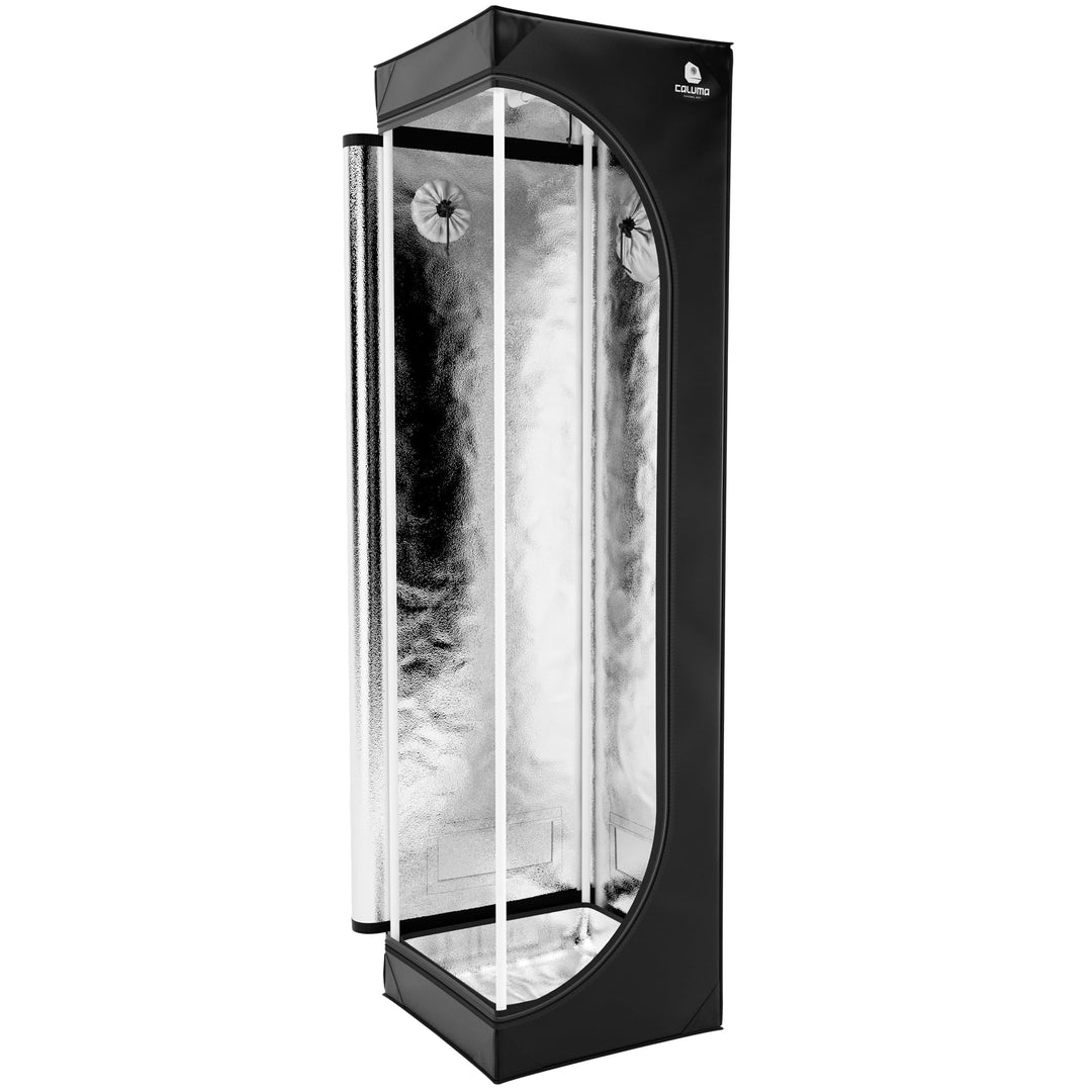 Caluma Growzelt 40×40×160cm – professionelles Indoor-Zelt, Growbox für Pflanzenanbau, lichtdicht, ul