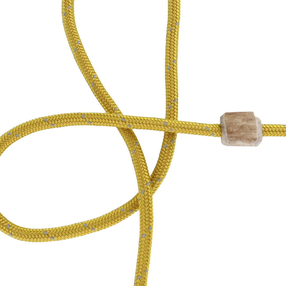 Hundeleine mit Halsband 6mm | Moxonleine Retrieverleine Agilityleine | Mit Zugbegrenzung, Zugstopp a