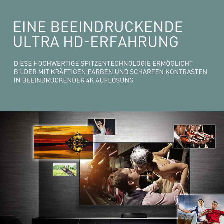 Panasonic DP-UB154EG-K Ultra HD Blu-ray Player in schwarz (HDR10+, 4K Blu-ray Disc, 4K VoD, Dolby At