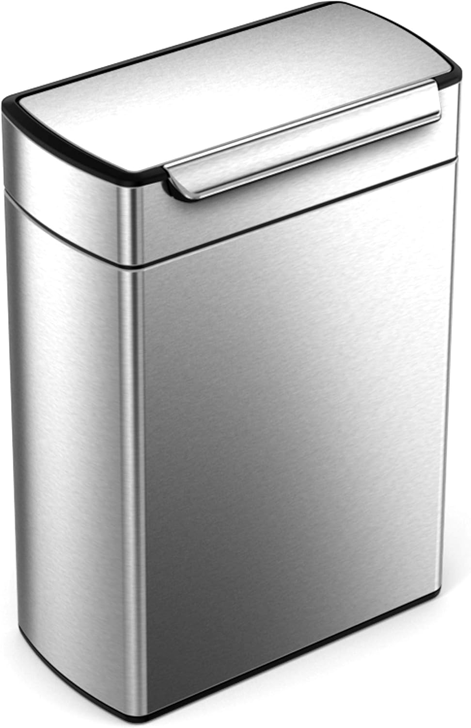 simplehuman CW2018 48 Liter, touch-bar Recycler Abfalleimer, Mülltrennsystem 2 Fach, Mülleimer Küche