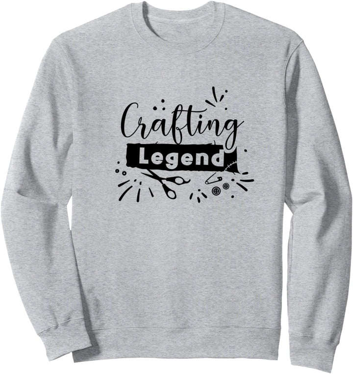 Bastel-Legende Lustiger Hobby-Bastler Künstler Sweatshirt