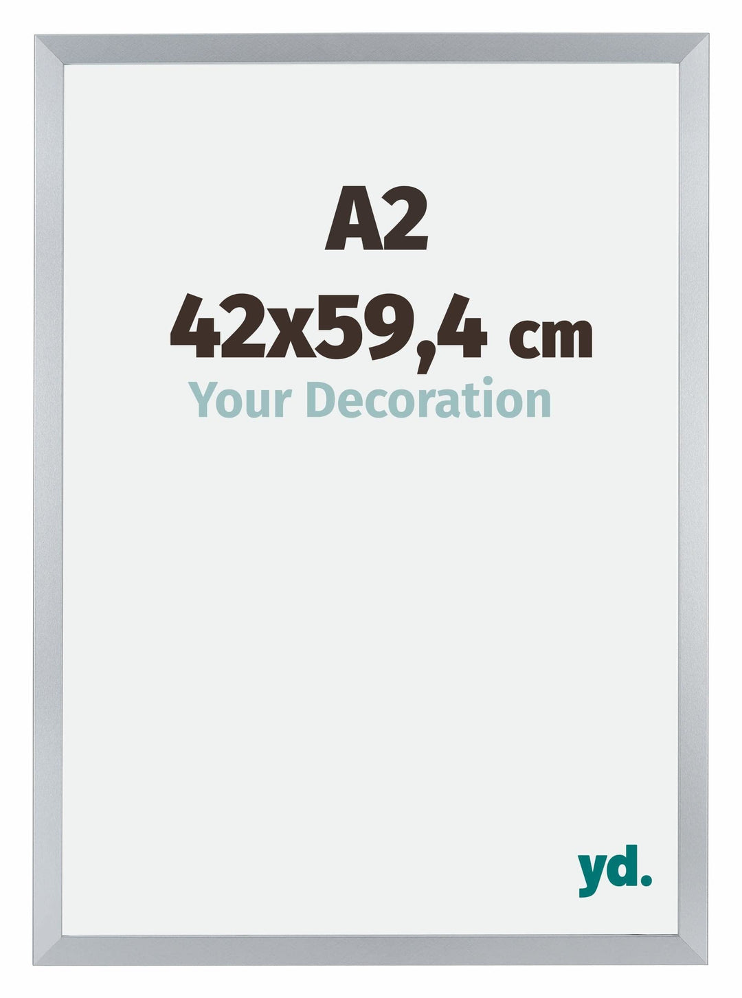 yd. Your Decoration - Bilderrahmen 42,00x59,40 cm - Bilderrahmen aus MDF mit Acrylglas - Antireflex