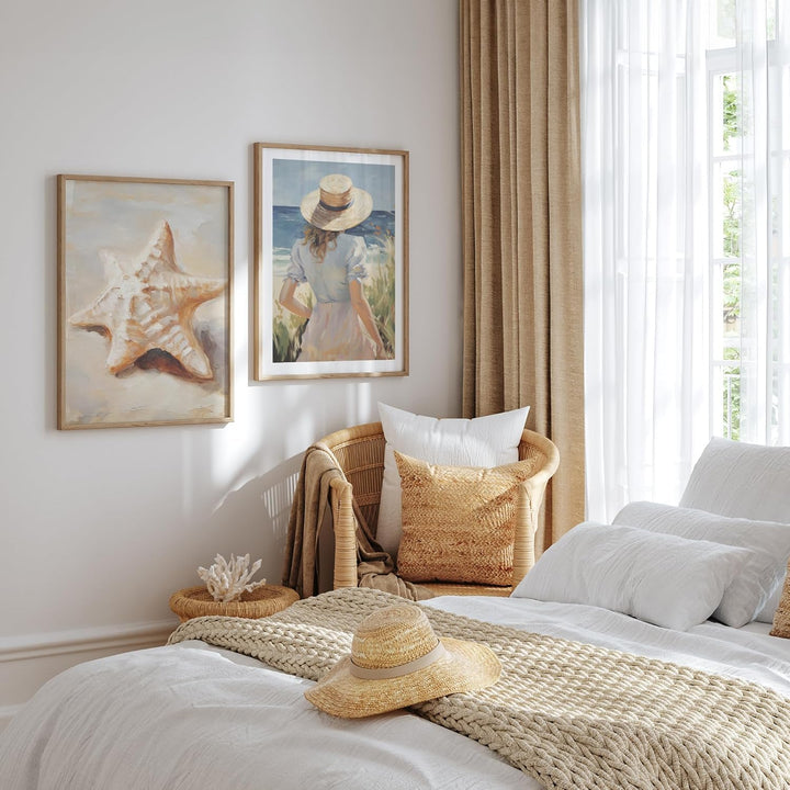 OHBIMBA® Sets Von 3 Poster & Kunstdrucke Zum Einrahmen - Zimmer Deko Und Wanddeko Wohnzimmer - Deko