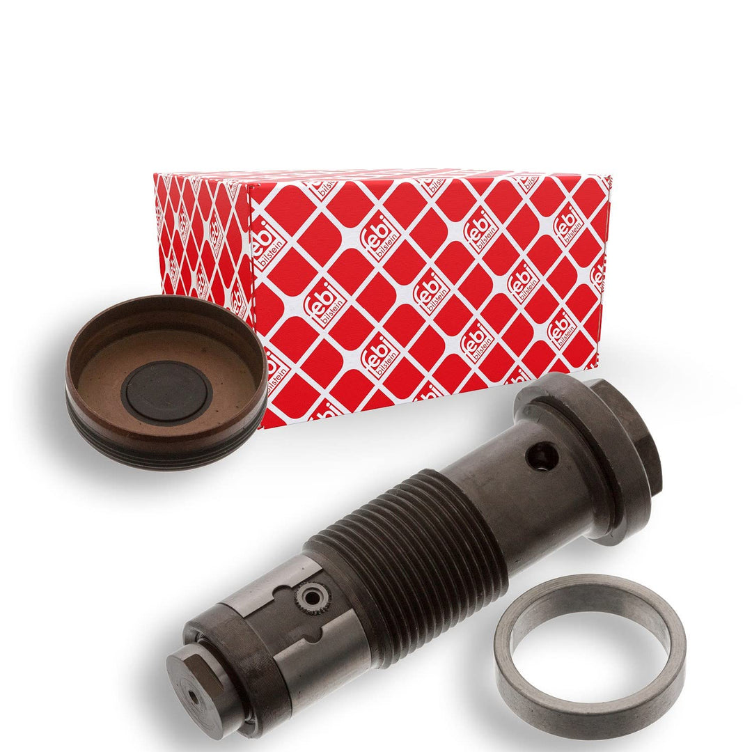 febi bilstein 46373 Kettenspanner für Steuerkette, mit Verschlussdeckel , 1 Stück
