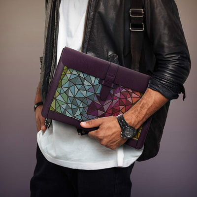 Londo Echtleder Tasche, Hülle für MacBook Pro – 13,3 & 13 Zoll und iPad Pro 12.9 Zoll Kompatibel mit