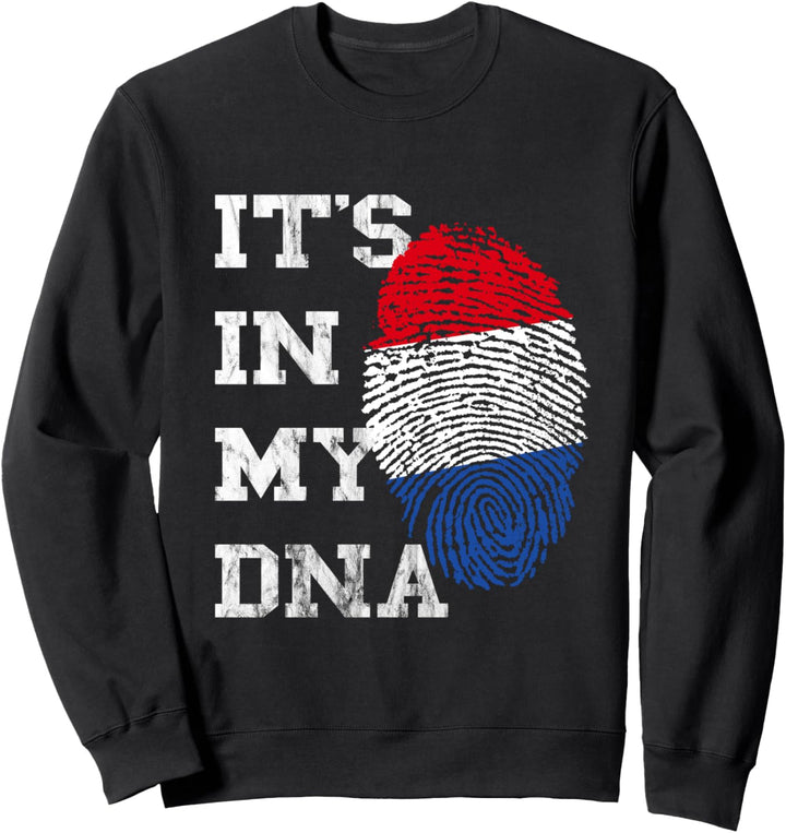 Es Ist In Meiner DNA Niederlande Wurzeln Holland Oranje Sweatshirt