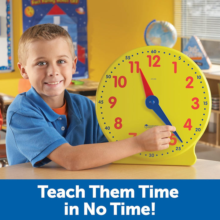 Learning Resources Big Time Learning 12-Stunden-Lernuhr