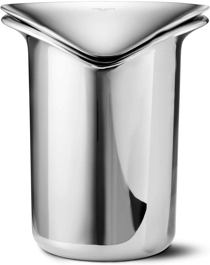 Georg Jensen GJ 083790 Eisbock mit Zange, Edelstahl, stainless steel, 18,5 x 24,4 x 23,3 cm