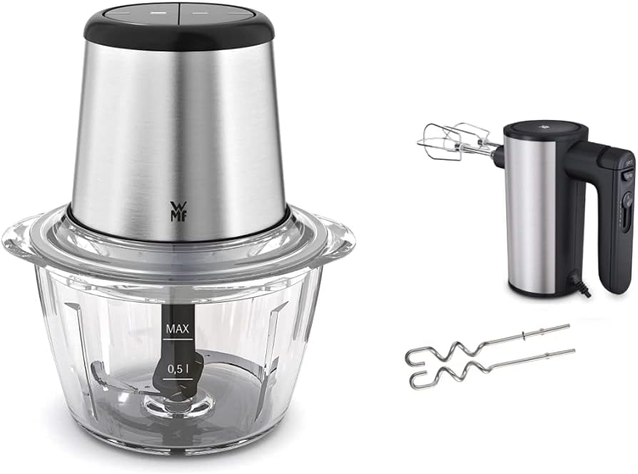 WMF Kult X Edition Zerkleinerer elektrisch mit Glasbehälter, 320 W, 2 Geschwindigkeitsstufen & Kult