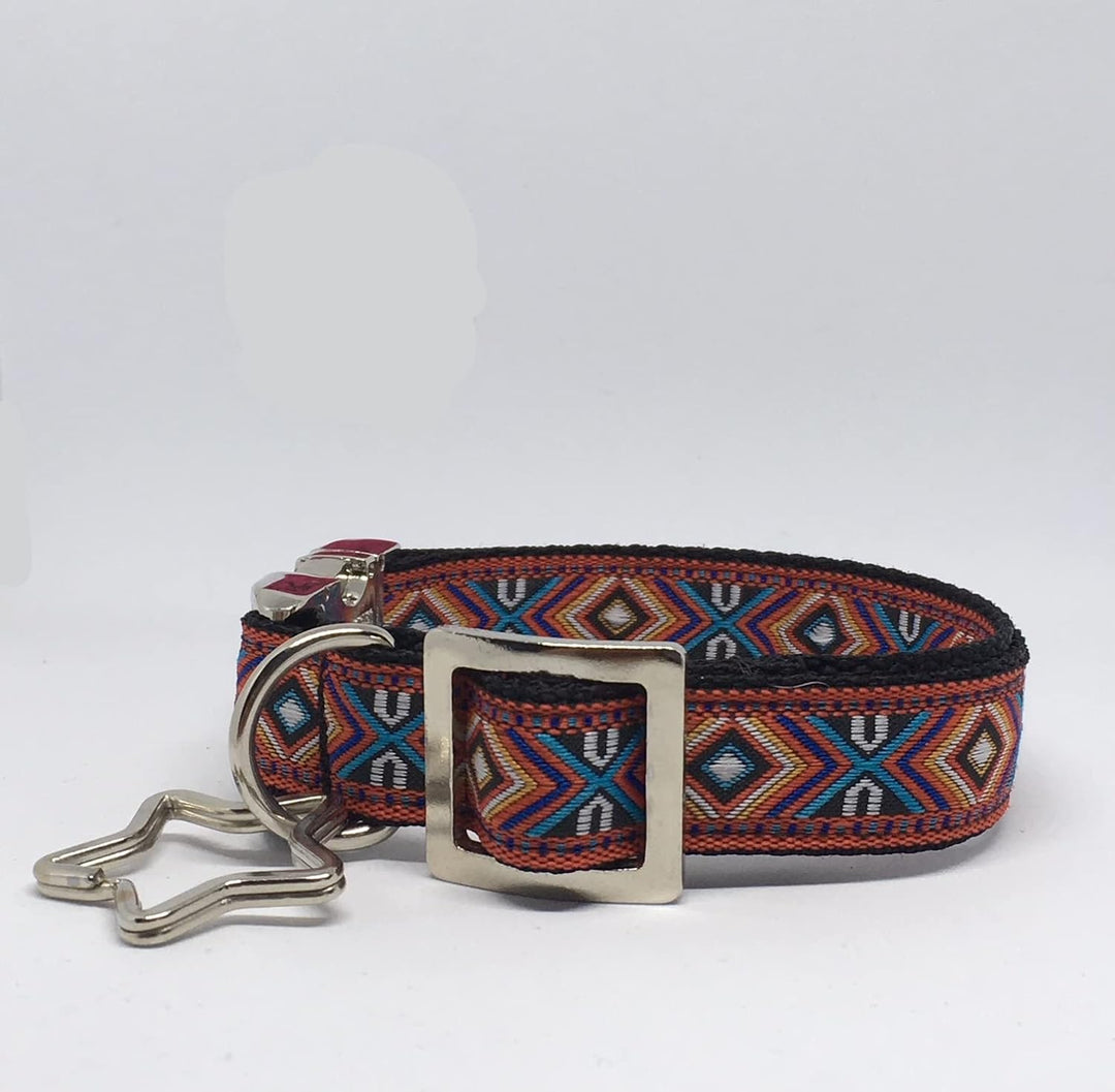 Jimmy und Katz Hundehalsband Summer Red 26-40cm x 2cm rot, rot