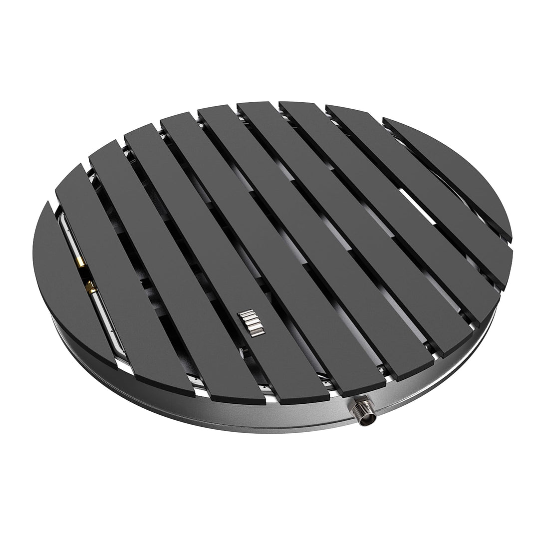 XMTECH WPC Gartendusche Bodendusche rutschfeste Aussendusche Campingdusche Aussendusche Saunadusche
