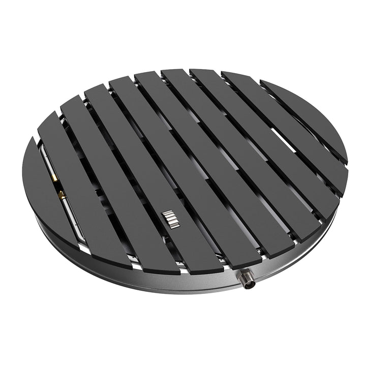 XMTECH WPC Gartendusche Bodendusche rutschfeste Aussendusche Campingdusche Aussendusche Saunadusche