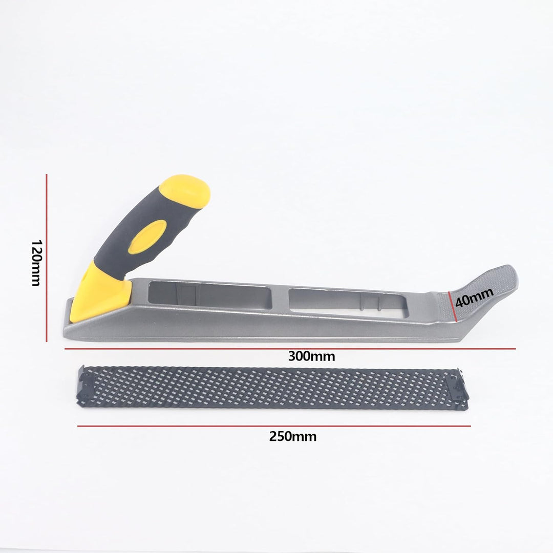 Kantenhobel 1 Stück, 300×40×120mm Trockenbau Kantenhobel, Gipskarton Hobel, Rigips Werkzeug, Gipskar