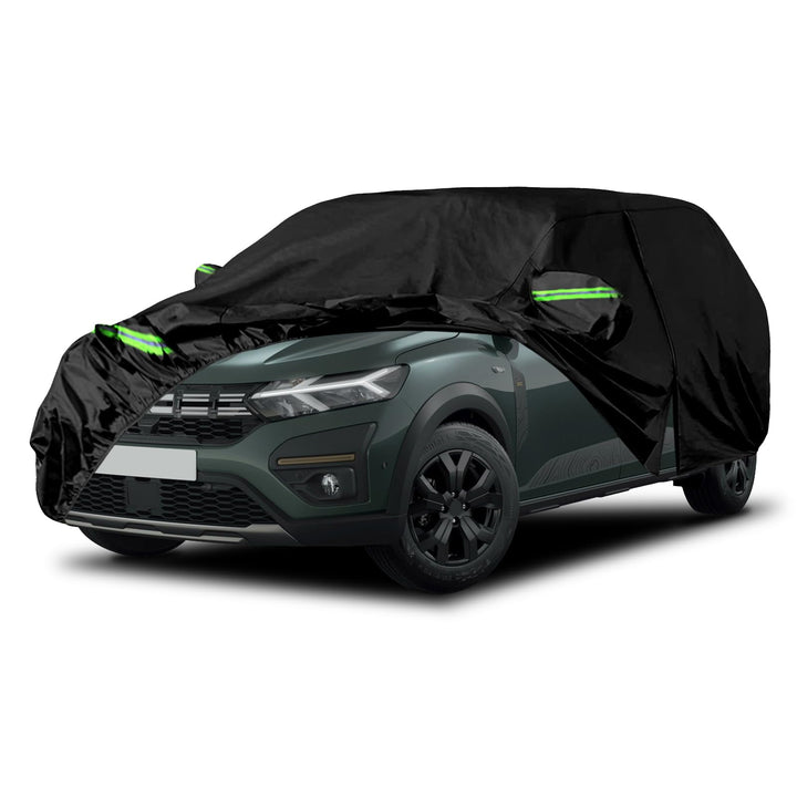 Autoabdeckung Wasserdicht Passend für Dacia Jogger 2021-2024, Atmungsaktiv Vollgarage Autoplane für