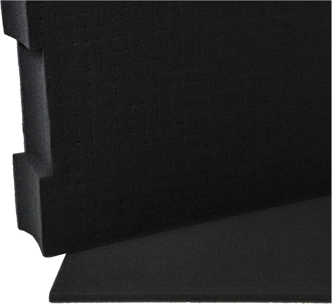 vhbw 2x Schaumstoffeinlage mit Bodenplatte kompatibel mit Bosch L-Boxx 136 Werkzeugkoffer - Individu