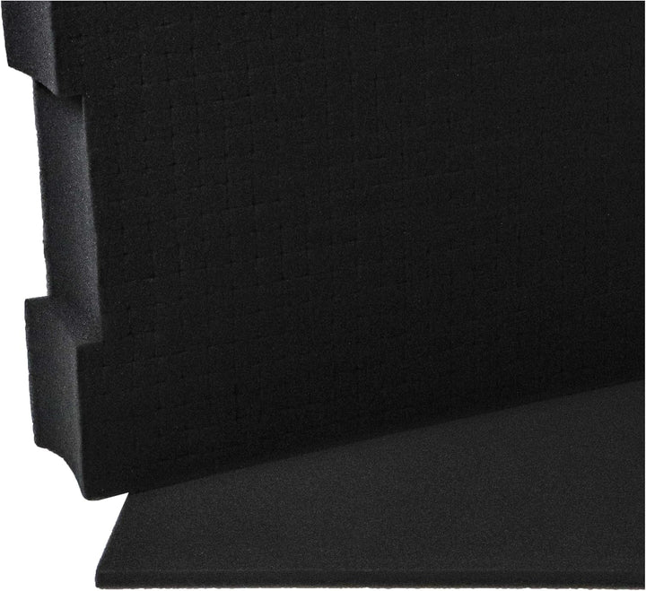 vhbw 2x Schaumstoffeinlage mit Bodenplatte kompatibel mit Bosch L-Boxx 136 Werkzeugkoffer - Individu