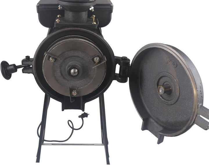 2200W Getreidemühle Elektrisch Getreidemühle Korn Schleifmaschine Dry Kornmühle mit Trichter Mehlfut