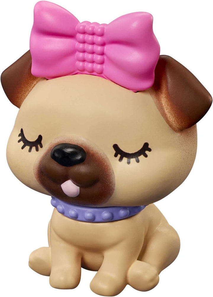 Barbie HGR60 - Extra Deluxe Puppe (rosa Haare) mit Haustier, Mix & Match Kleidung und Zubehör für üb