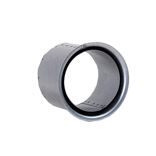 FAL Doppelt - Wandfutter 140mm Durchmesser 10,5cm lang Ofenrohr Rauchrohr feueraluminiert Silber Dop