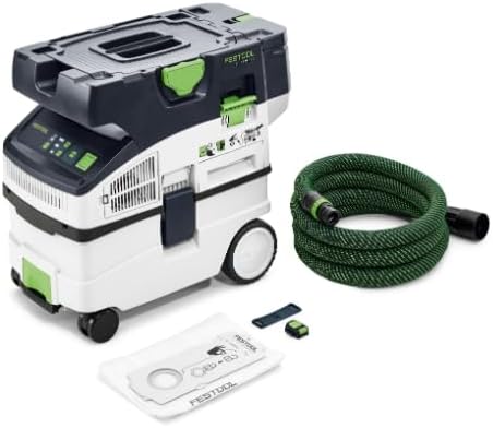 Festool Akku-Absaugmobil CTMC MIDI I-Basic CLEANTEC (mit Hauptfilter, SELFCLEAN Filtersack, Saugschl