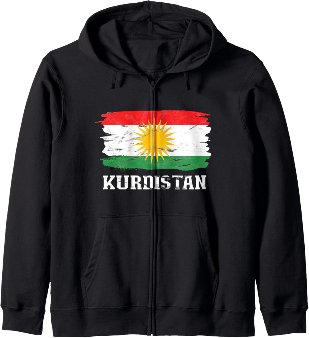 Kurdistan Flagge Kurden Kurde Kurdisch Kapuzenjacke